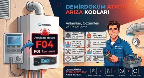 Demirdöküm Atron Arıza Kodları