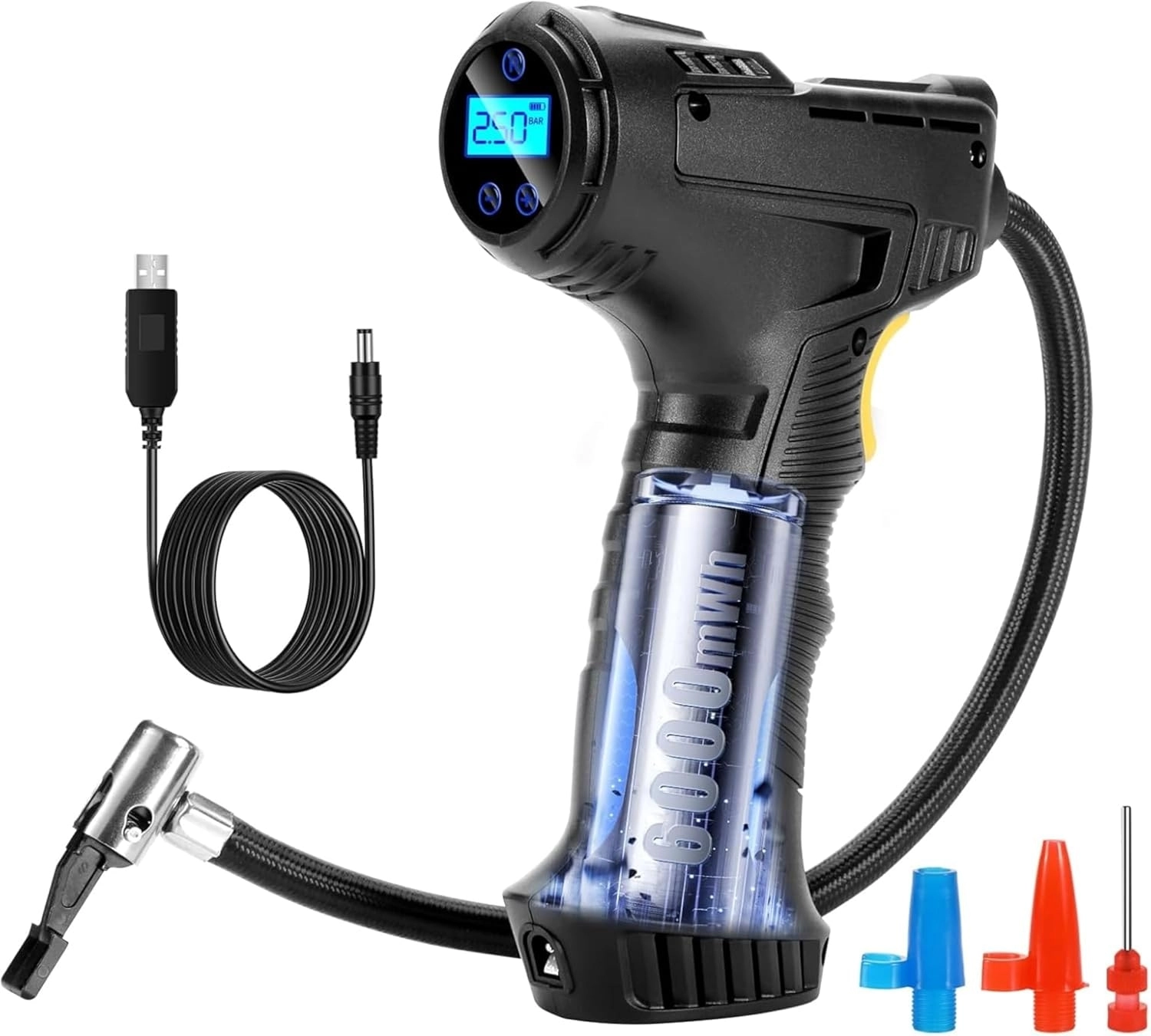 Şarjlı Lastik Şişirme Hava g -force dijital