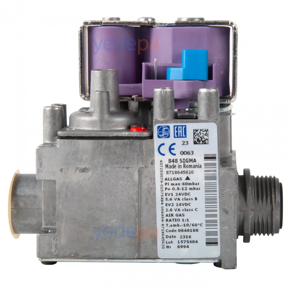 Buderus Bosch condens 2500 gaz Valfi . Buderus logamax plus gb062 gaz valfi . Mor Bobinli . 24vdc