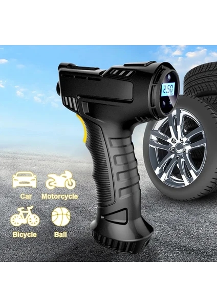Şarjlı Lastik Şişirme Hava g -force dijital