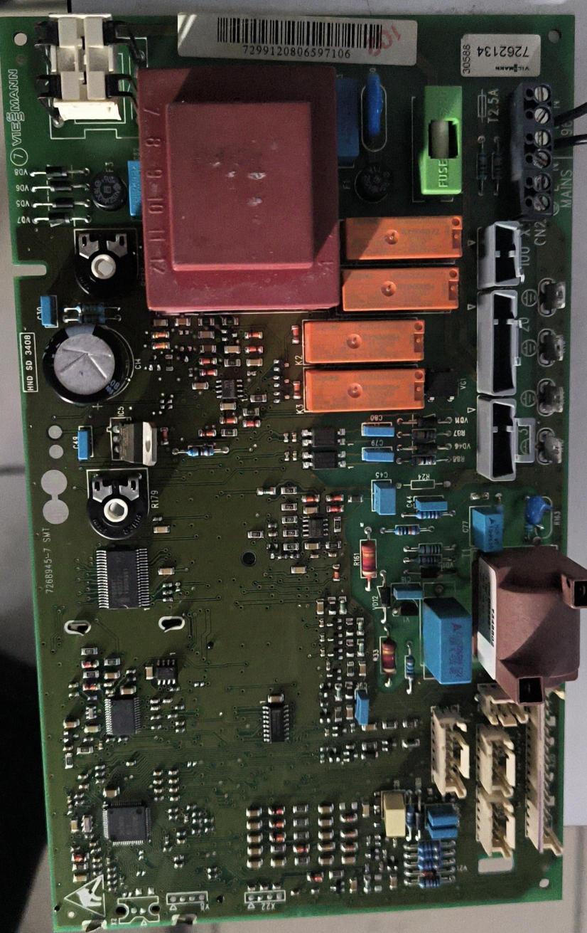 Viessmann vitodens 100 yoğuşmalı kombi kartı 