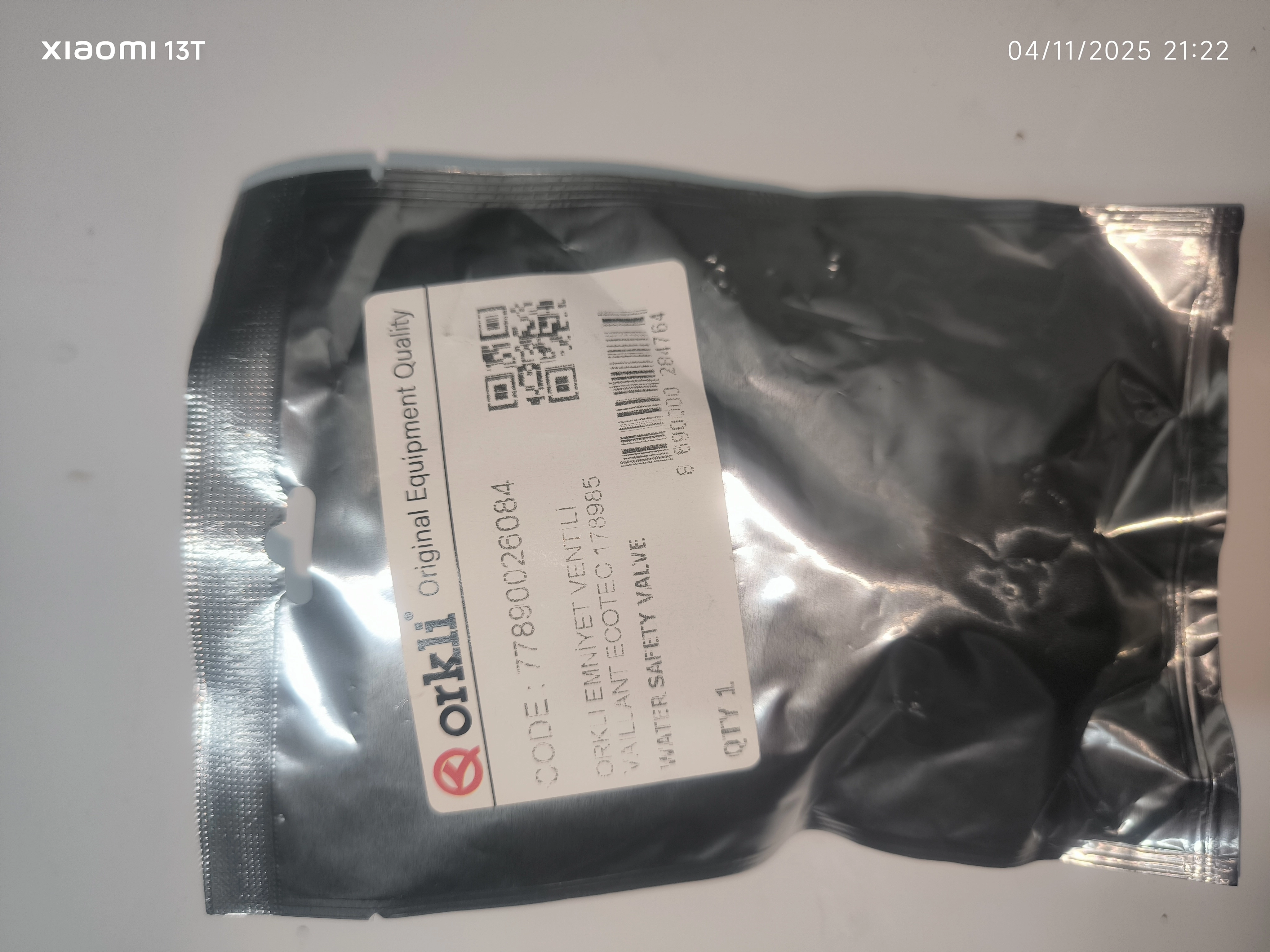 Vaillant turbotech emniyet ventili
